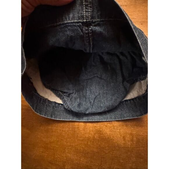 Vintage Y2K 90s Oshkosh girls denim skirt with ice cream embroidery size 6-9 mon - Picture 5 of 5